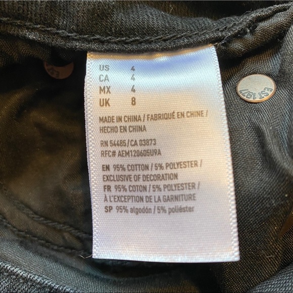 American Eagle Black Denim Mini Skirt - Picture 4 of 4